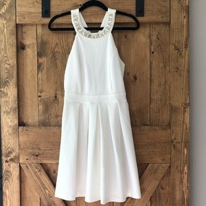 White cocktail dress/bridal/bachelorette